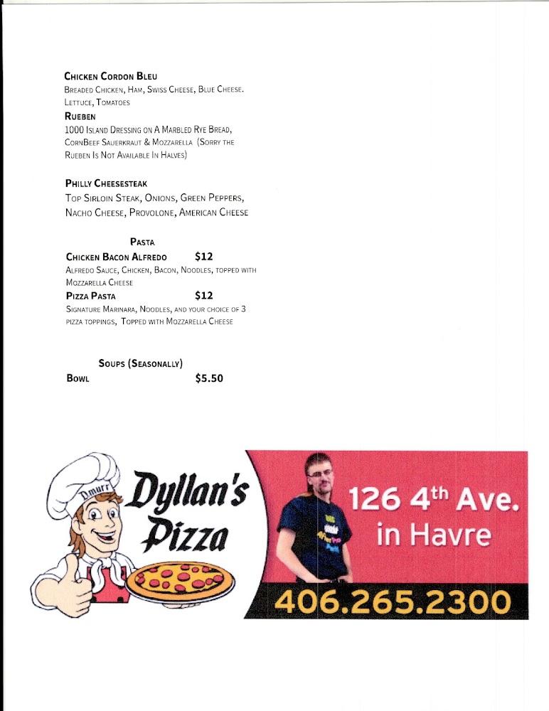 Dyllan's Pizza Menu image 3
